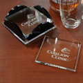 Square Glass Coaster Set